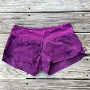 Women's Purple Athletic Shorts